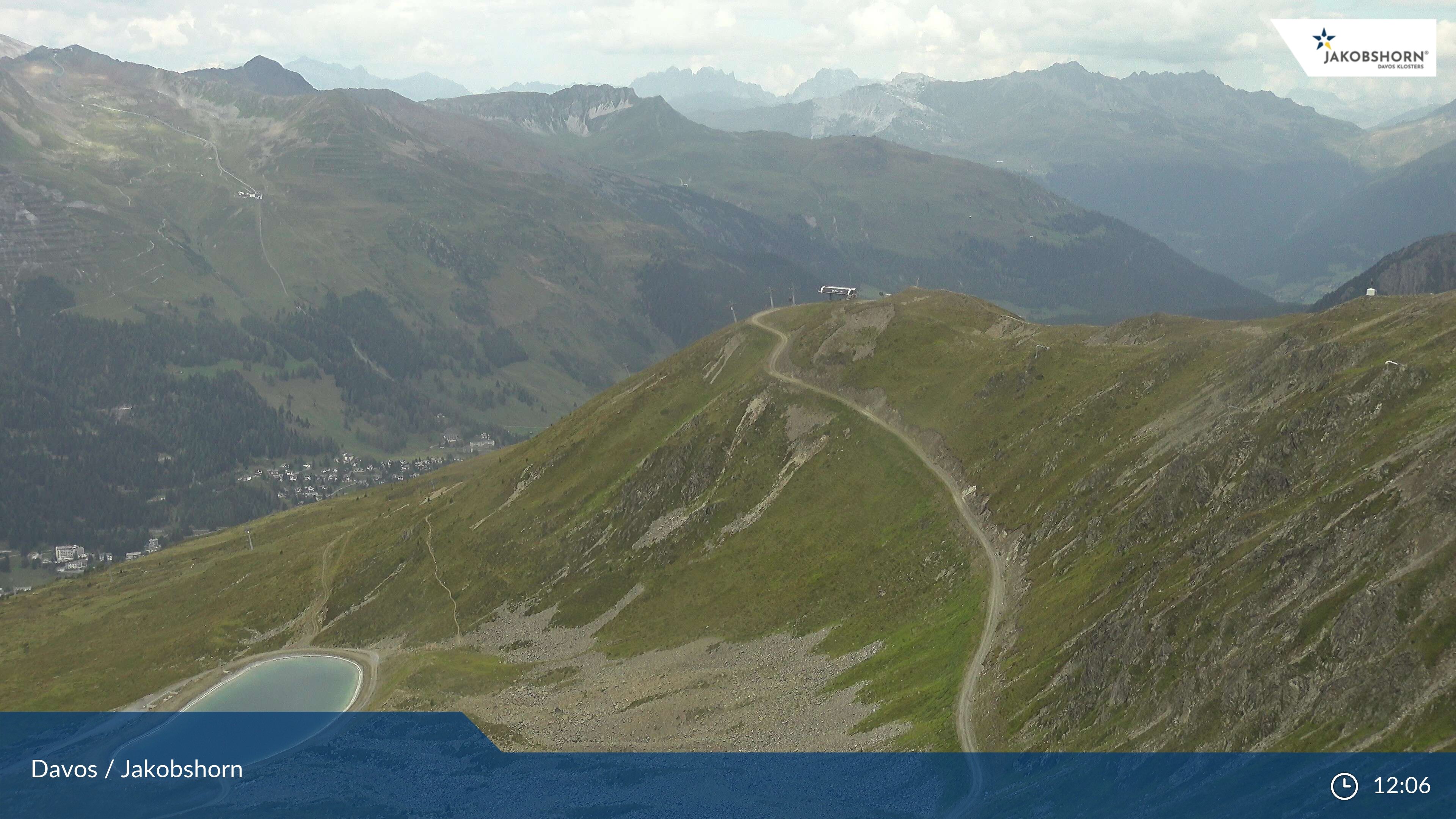 Davos: Platz - Jakobshorn, Blick Brämabüel