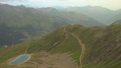 Davos: Platz - Jakobshorn, Blick Brämabüel