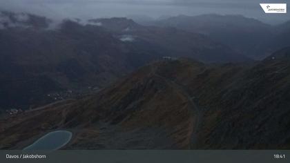 Davos: Platz - Jakobshorn, Blick Brämabüel