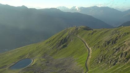 Davos: Platz - Jakobshorn, Blick Brämabüel