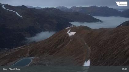 Davos: Platz - Jakobshorn, Blick Brämabüel