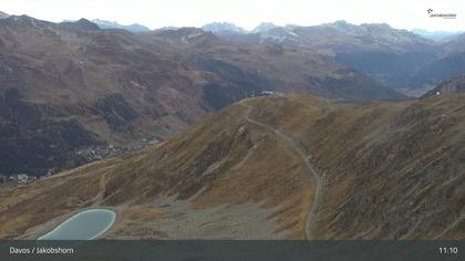 Davos: Platz - Jakobshorn, Blick Brämabüel