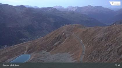 Davos: Platz - Jakobshorn, Blick Brämabüel