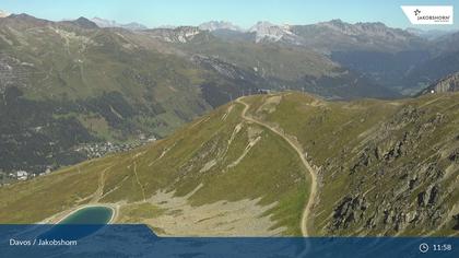 Davos: Platz - Jakobshorn, Blick Brämabüel