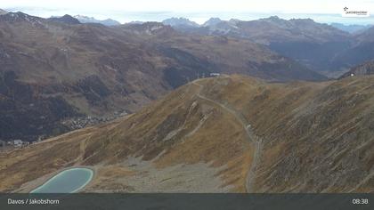 Davos: Platz - Jakobshorn, Blick Brämabüel