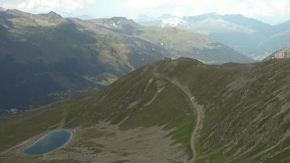 Davos: Platz - Jakobshorn, Blick Brämabüel