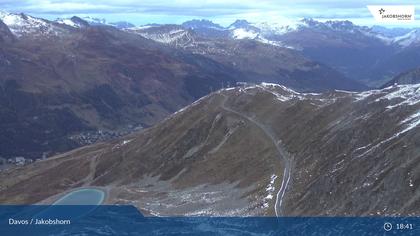 Davos: Platz - Jakobshorn, Blick Brämabüel