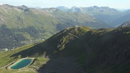 Davos: Platz - Jakobshorn, Blick Brämabüel