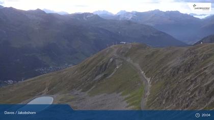 Davos: Platz - Jakobshorn, Blick Brämabüel