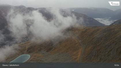 Davos: Platz - Jakobshorn, Blick Brämabüel