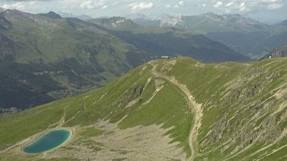 Davos: Platz - Jakobshorn, Blick Brämabüel