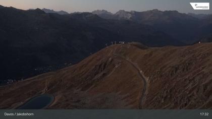 Davos: Platz - Jakobshorn, Blick Brämabüel