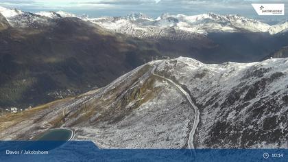 Davos: Platz - Jakobshorn, Blick Brämabüel