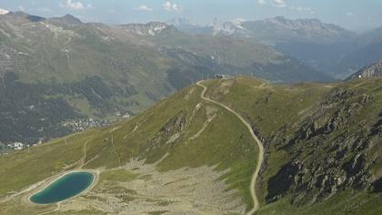 Davos: Platz - Jakobshorn, Blick Brämabüel