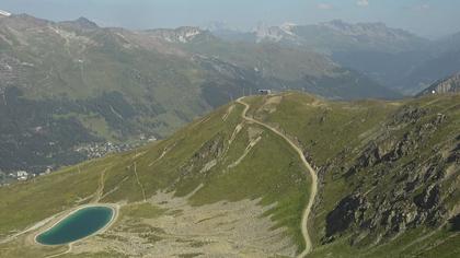 Davos: Platz - Jakobshorn, Blick Brämabüel