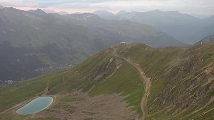 Davos: Platz - Jakobshorn, Blick Brämabüel