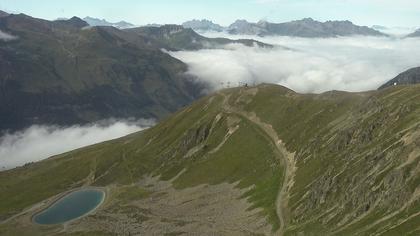 Davos: Platz - Jakobshorn, Blick Brämabüel