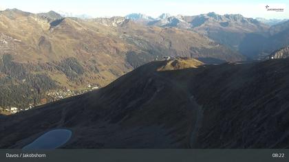 Davos: Platz - Jakobshorn, Blick Brämabüel