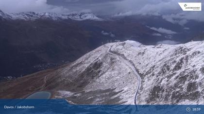 Davos: Platz - Jakobshorn, Blick Brämabüel