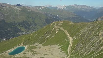 Davos: Platz - Jakobshorn, Blick Brämabüel