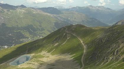 Davos: Platz - Jakobshorn, Blick Brämabüel