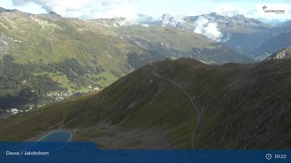 Davos: Platz - Jakobshorn, Blick Brämabüel