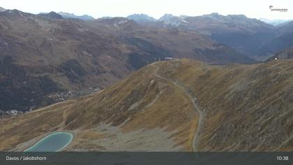 Davos: Platz - Jakobshorn, Blick Brämabüel