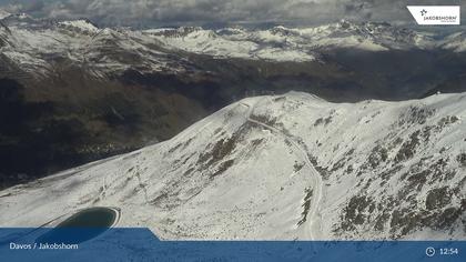 Davos: Platz - Jakobshorn, Blick Brämabüel