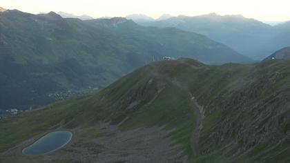 Davos: Platz - Jakobshorn, Blick Brämabüel