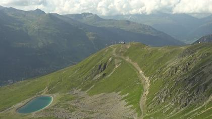 Davos: Platz - Jakobshorn, Blick Brämabüel