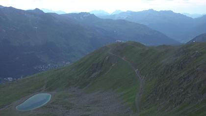 Davos: Platz - Jakobshorn, Blick Brämabüel