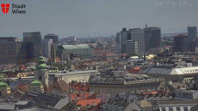Vue webcam de jour à partir de Innere Stadt: Schottenstift, Riesenrad
