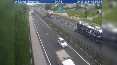 Avtocesta Ljubljana - Koper, priključek Brezovica
