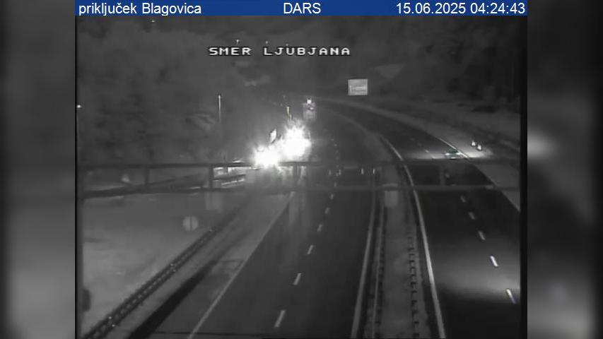 Blagovica Traffic: A1/E57, Maribor - Ljubljana Webcam