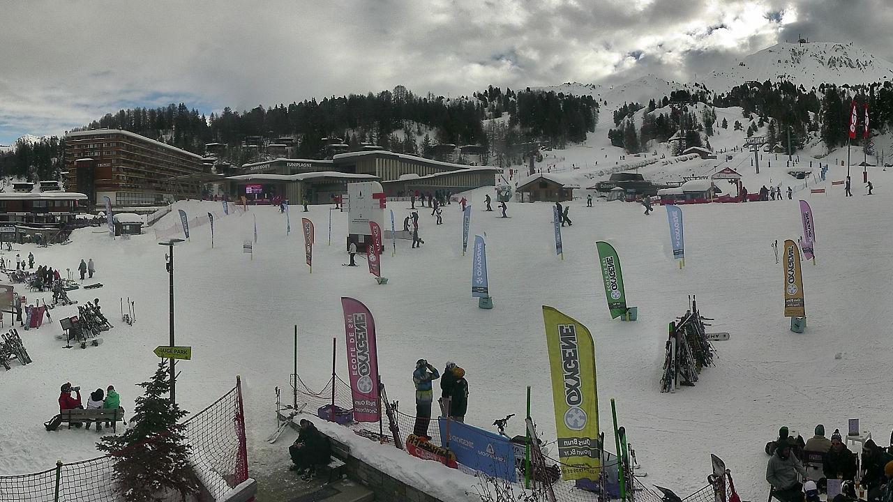 La Plagne Piste: Scenic Landscape Webcam