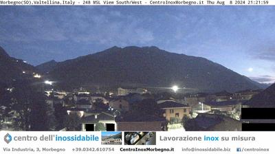 immagine della webcam nei dintorni di Menarola: webcam Morbegno