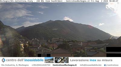 immagine della webcam nei dintorni di Madesimo: webcam Morbegno