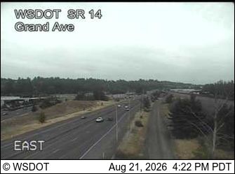 Traffic Cam Vancouver: SR 14 at MP 1.5: Grand Ave