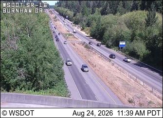 Traffic Cam Gig Harbor: SR 16 at MP 14.7: Burnham Drive