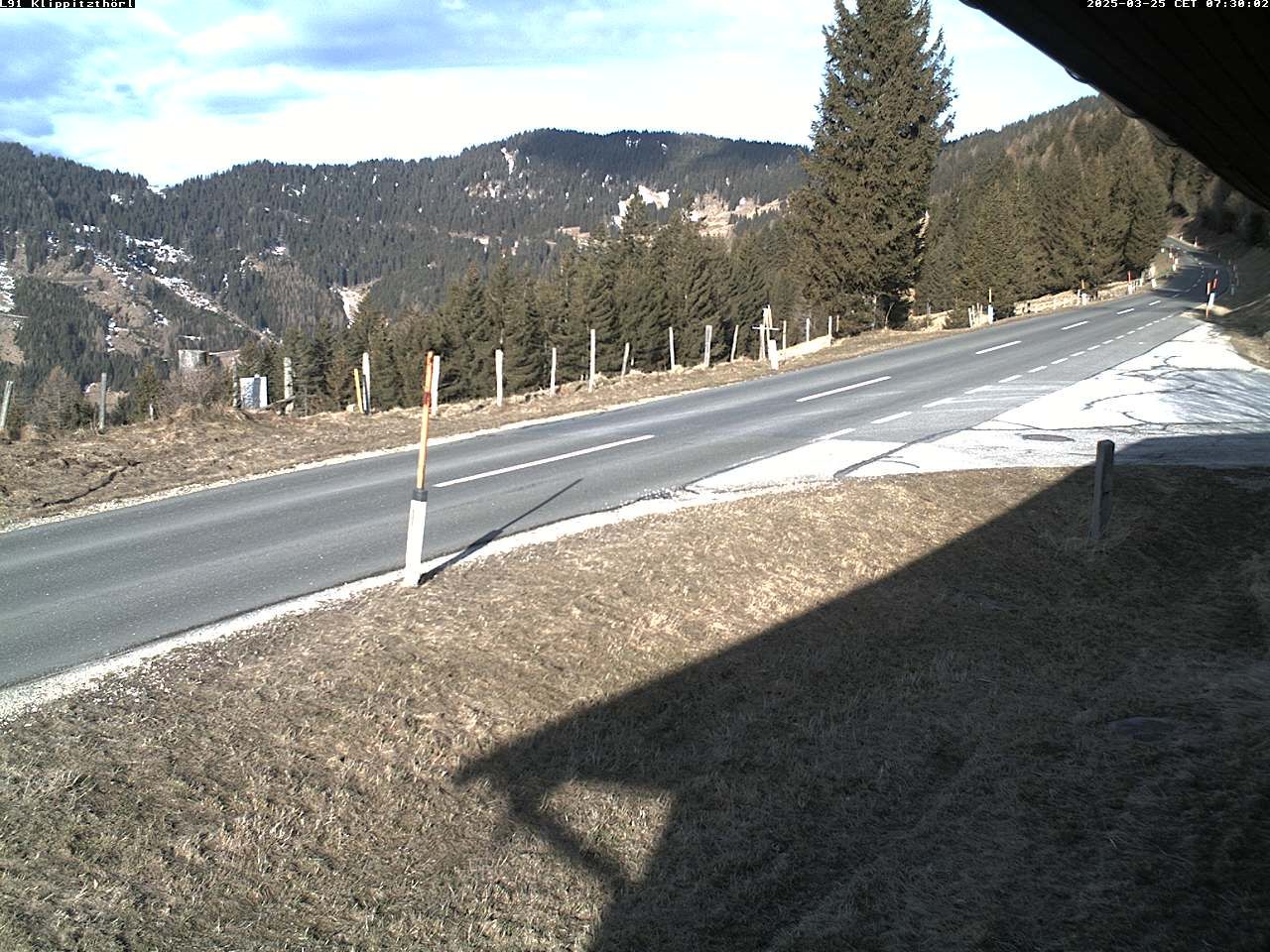 Traffic Cam Obere Stadt: L 91 Klippitztörlstraße, km 11,260