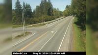 Lake Cowichan > West: Hwy 18, at Skutz Falls Road, looking west - Recent