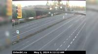 Saanich > East: 8, Hwy 17 southbound (Blanshard St) at - Rd, looking east - Actual