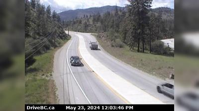 Daylight webcam view from Kaleden › South: Southern Interior Region, Hwy 97 at Hwy 3A junction, just south of − Weig