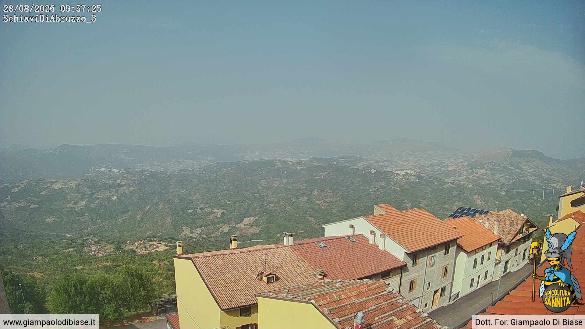 Traffic Cam Schiavi di Abruzzo › West: Panorama