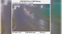 Cottage Grove: ORE222 EB at I-5 NB Ramps - Actuales