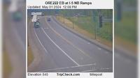 Cottage Grove: ORE222 EB at I-5 NB Ramps - Day time