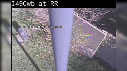 Traffic Cam Rochester › West: I-490 at CSX Railroad Overpass