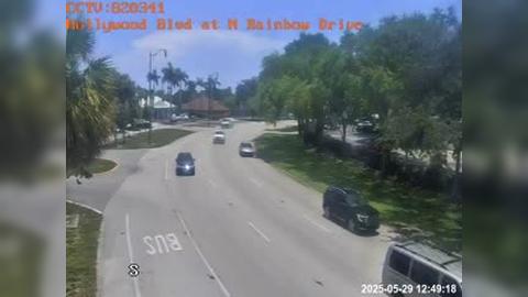 Traffic Cam Hollywood: Blvd at N Rainbow Drive