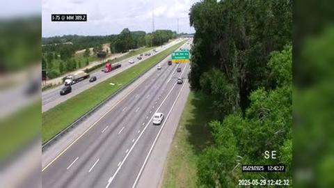 Traffic Cam Gainesville: I-75 @ MM 389.2