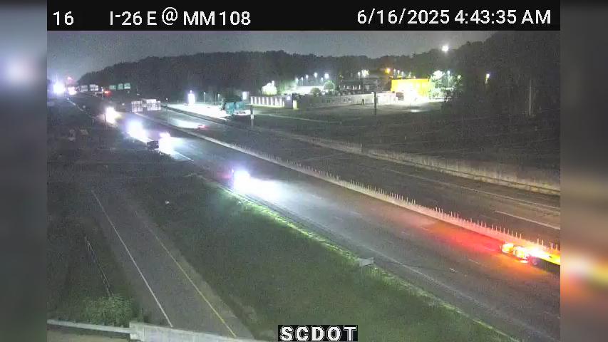 Traffic Cam Columbia: I-26 E @ MM 107.5 (Bush River Rd)